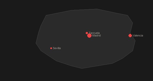 Mapa interactivo del 23-F